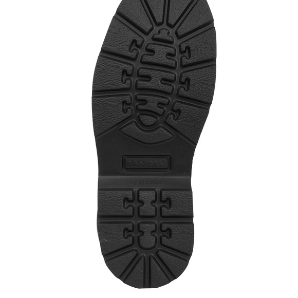 Men's Brahma Bravo II Steel Toe Black Leather Oil - Picture 4 of 6
